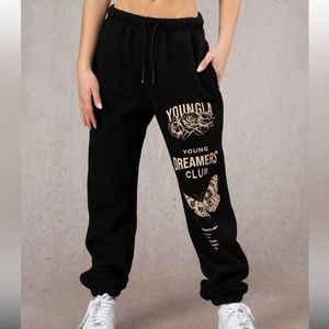 YoungLA WOMEN’S dreamers joggers black